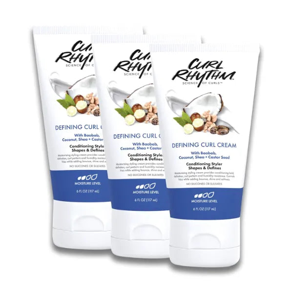 Curl Rhythm Defining Curl Cream - Moisturizing Curl Styling Cream for Curly & Wavy Hair