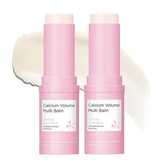 BANGFENG Cemenrete Calcium Volume Multi Balm Stick, Korean Collagen Moisturizing Glow, Hydrating & Anti Aging Almond Vitamin E for Face, Eyes, Lips & Neck
