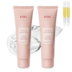 KOEC Purifying Exfoliating Gel – Deep Cleansing & Moisturizing Face and Body Scrub for All Skin Types