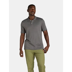 George Men's and Big Men's Interlock Polo Shirt with Short Sleeves