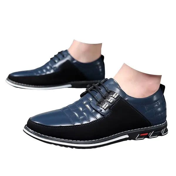 Oyedens Men's Oxfords Dress Shoes Classic Lace up Leather Formal