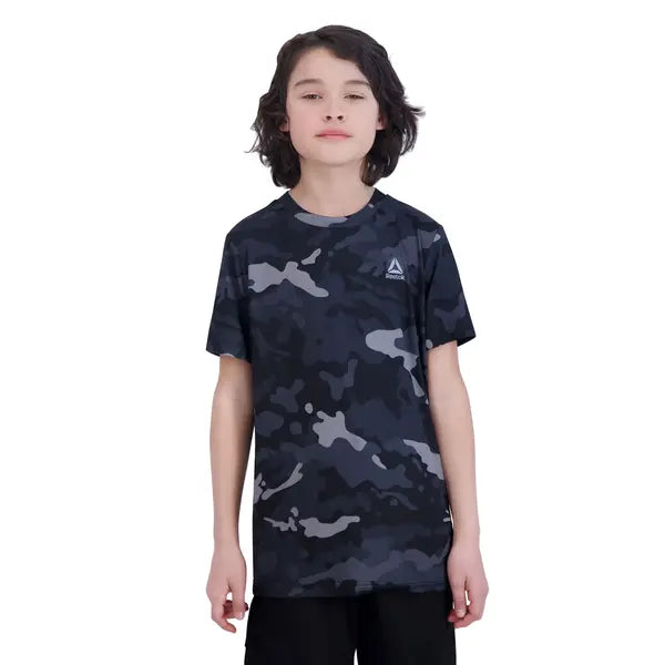 Reebok Boy's Delta Core Athletic Short Sleeve T-Shirt