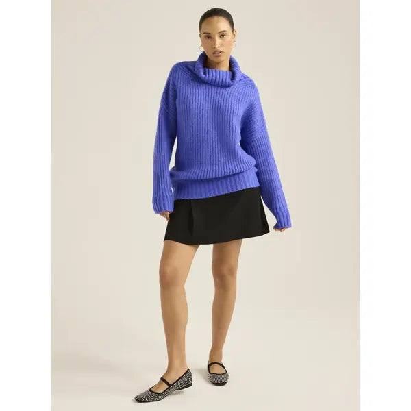 Scoop Women’s Chunky Funnel Neck Sweater