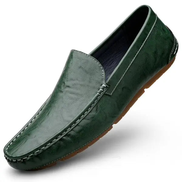 Men's Casual Loafers Slip On Leather Shoes Lightweight Driving Shoes Moccasins Classic Penny Loafer Flats Boat Shoes Outdoor Walking Shoes