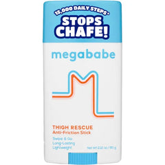 Megababe Thigh Rescue Anti-Chafe Stick | Prevents Skin Chafe & Irritation | Thighs, arms & More