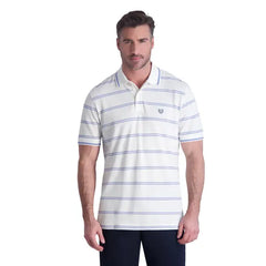 Chaps Men's & Big Men's Striped Pique Everyday Polo Shirt with Short Sleeves