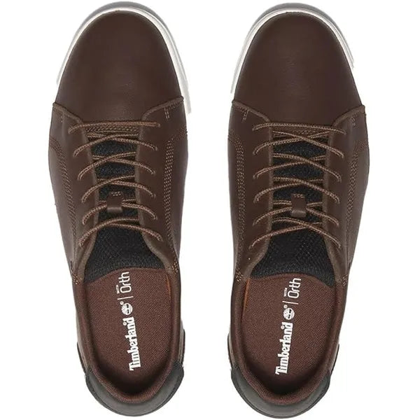 Timberland Lowlacesneaker Laced Shoes For Mens Darkbrownfullgrain
