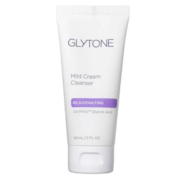 Glytone Mild Cream Cleanser | Exfoliate & Moisturize with 3.4 Free Acid Value Glycolic Acid & Glycerin | Face Wash for Women Removes Makeup & Oil | Face Cleanser for Dry Skin