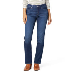 Levi Strauss Signature Women's and Women's Plus Mid Rise Straight Jeans