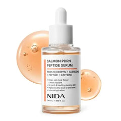 NIDA Salmon PDRN Peptide Serum Salmon PDRN, Peptide, Adenosine, Caffeine Firm & Healthy looking Skin, Intense Hydration 1.69 fl.oz., 50ml