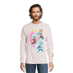 Future Trunks Men's & Big Men's Dragon Ball Z Cotton Graphic Tee with Long Sleeves