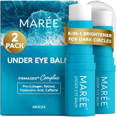 MAREE Under Eye Balm Stick Hydrating - Retinol Caffeine Under Eye Brightener Stick for Older Women - Collagen Under Eye Cream for Dark Circles & Wrinkles - Skin Care Treatment Moisturizer