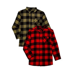 Wonder Nation Boys Flannel Shirt