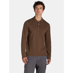 George Men's and Big Men's Pique Polo Shirt with Long Sleeves