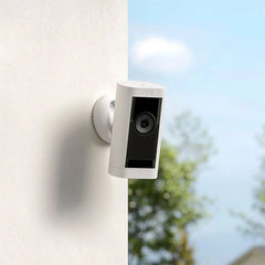 Ring Stick Up  Battery Indoor/Outdoor Security Camera – White
