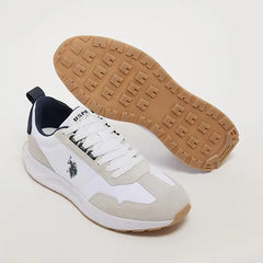 U.S. POLO ASSN Men's-VANILLA MEN-Vanilla Low Top Sneakers
