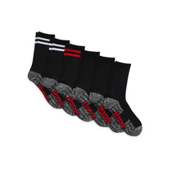 Hanes Originals Men's Moisture Wicking Crew Socks, Size 6-12