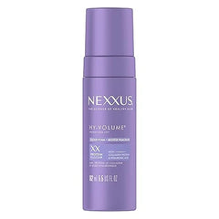 Nexxus Hy-Volume Weightless Lift Cloud Foam Treatment for Flat & Limp Hair, 48 Hours Volume, ProteinFusion with Collagen & Hyaluronic Acid, 5.5 fl oz