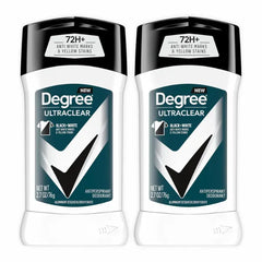 Degree Men UltraClear Antiperspirant Deodorant Black + White 72-Hour Sweat & Odor Protection Antiperspirant For Men With MotionSense Technology 2.7 Ounce
