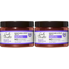 Carol's Daughter Black Vanilla Moisture and Hold Jelly, Hair Gel For Dry Hair with Shea Butter, Jojoba and Vanilla, 12 Fl Oz