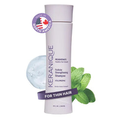 Keranique Volumizing Shampoo - Hair Thickening for Fine & Thinning Hair - Keratin Enriched, Scalp Cleansing, Sulfate-Free, Color-Safe Volume Shampoo