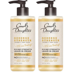 Carol's Daughter Goddess Strength Leave In Conditioner Cream, 10 Fl Oz - Strengthening and Moisturizing for Wavy, Curly Hair