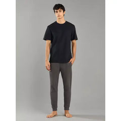 Plain Crew Neck T-shirt - Black