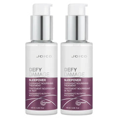 Joico Defy Damage Sleepover Overnight Nourishing Treatment | Instantly Softens & Smooths | Strengthen Bonds | Reduce Breakage & Split Ends | No Rinse Formula | With Arginine & Keratin