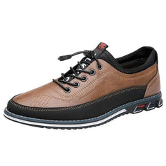 Oyedens Mens Slip on Loafers Casual Leather Low Top Fashion Sneakers Walking Driving Oxford Shoes