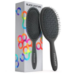 FRAMAR Chocolate Hair Brush Detangler, Wet Hair Brushes For Women