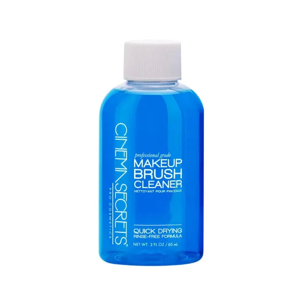 Cinema Secrets Original Blue Vanilla Makeup Brush Cleaner Solution - Professional Cleanser for Makeup Brushes - Quick-Drying, Rinse-Free Formula - Removes Stubborn Waterproof Make Up
