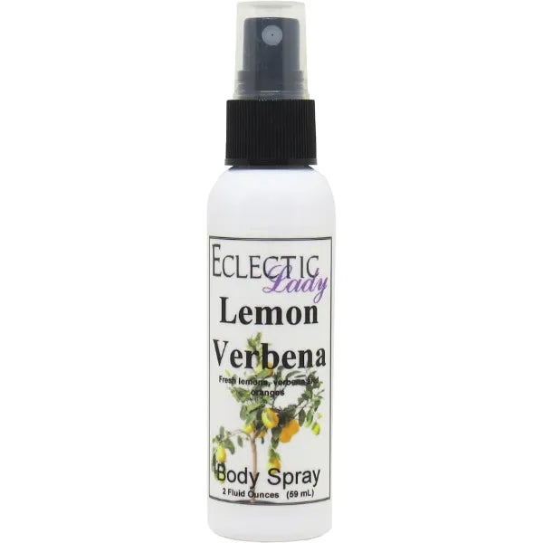 Eclectic Lady Lemon Verbena Body Spray, Body Mist for Women with Clean, Light & Gentle Fragrance, Cologne with Soft, Subtle Aroma For Daily Use