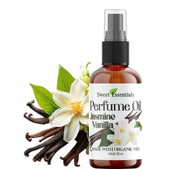 Sweet Essentials VANILLA LACE TYPE, Fragrance/Perfume Oil, Made with Organic Oils, Perfume Hair & Body Oil Alcohol, Silicone & Preservative Free