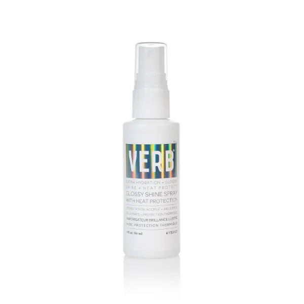 VERB Glossy Shine Spray - Moisturizing Heat Protection Hair Spray - Adds High Shine and Primes for Styling - Vegan, No Parabens or Harmful Sulfates