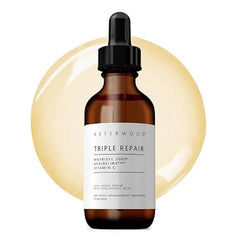 Asterwood Skin Care Set with Hyaluronic Acid & Triple Repair Serums, Under Eye Serum Skincare Essentials Hydrating, Moisturzing, Anti Aging Fragrance Free