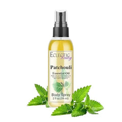 Eclectic Lady Body Spray Women, Patchouli Body Mist with Long Lasting Fragrance, Earthy & Clean Scent Reminiscent of the 1960s & 70s, Light, Subtle Perfume with Wood Notes, 100% Paraben Free