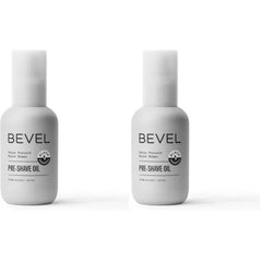 Bevel Pre Shave Oil for Men with Castor Oil, Olive Oil and Tea Tree Oil, Helps Soften Hair and Protect Skin from Irritation and Razor Burn, 2 Fl Oz