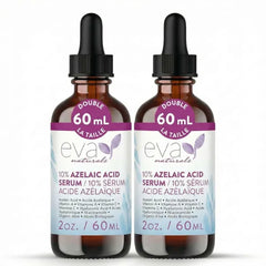 Eva Naturals Azelaic Acid Skincare Serum for Face – Facial Treatment with Niacinamide & Hyaluronic Acid Formula for Redness Soothing, Acne Breakouts, Uneven Skin Texture, Fragrance Free