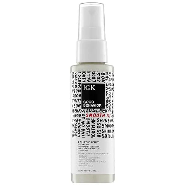 IGK GOOD BEHAVIOR 4 in 1 Prep Spray Leave In + Detangle + Heat Protectant Vegan