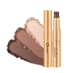 O'CHEAL 3 Color Gradient Eyeshadow Stick Matte Shimmer Waterproof Long-lasting Crease-proof & easy to apply, suitable for dailymakeup touch-ups, Eye shadow pen for Make Up