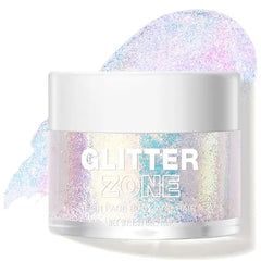LANGMANNI Holographic Body Glitter Gel for Body, Face, Hair and Lip.Color Changing Glitter Gel Under Light.