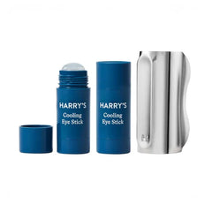 Harry's Cooling Eye Kit for Men - Gua Sha Depuffing Facial Massage Tool and Cooling Eye Stick, 10G