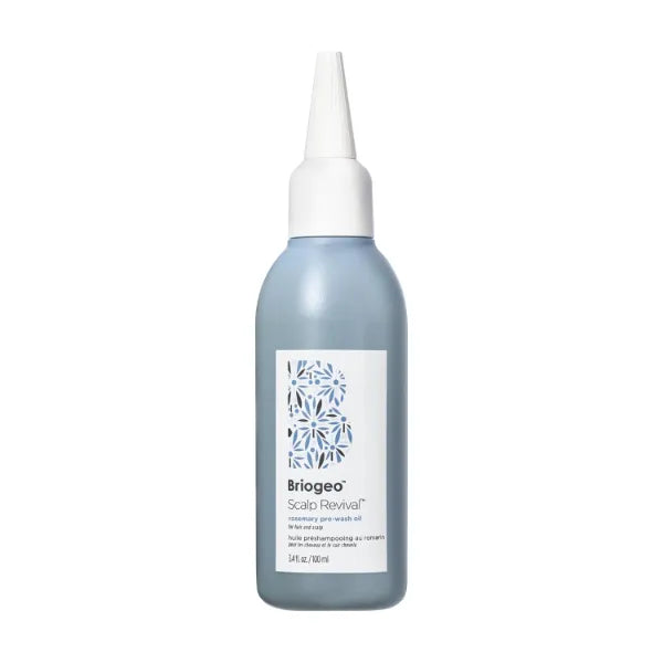 Briogeo Scalp Revival Rosemary Pre-Wash Oil, Hair and Scalp, Dry Scalp Treatment for Stronger and Longer Hair, Soothe Dry Scalp, Lipids and Vitamins, Deep Moisture, Vegan, Cruelty-Free