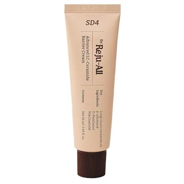 Dr.Reju All Advanced LC-Ceramide Barrier Cream, Deep Hydration, Lightweight Korean Face Moisturizer, Skin Barrier Strengthening, 1.69 Fl Oz