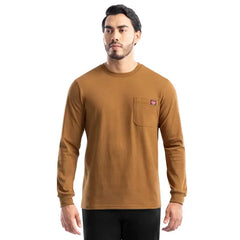 Wrangler Workwear Men's Long Sleeve Heavyweight Pocket T-Shirt