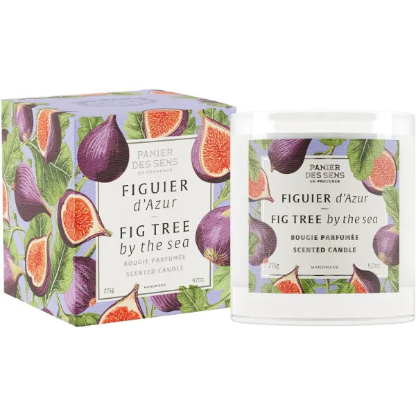 Panier des Sens Long Lasting Scented Candle for Home Deco, Gift Idea - 100% Natural Cotton Wick, Premium Wax Blend, Large Candles, French Craftsmanship - 9.7oz
