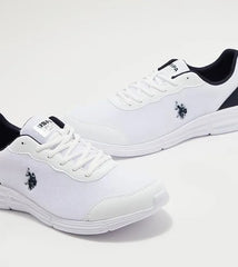 U.S. POLO ASSN. Men White 3M Tallinn 3FX Sneakers Size 42
