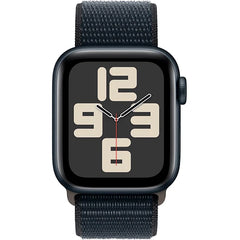 Apple SE 2nd Gen (2024) Smart Watch Aluminum Case with Sport Loop (Cellular)