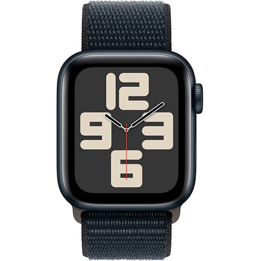 Apple Se 2nd Gen (2023) 40MM Smart Watch Aluminum Case with Sport Loop (GPS Only) – Midnight