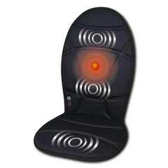 Health Touch Massage Seat Topper with Heat, Vibration Massager, Back, Lumbar and Thigh Relaxation